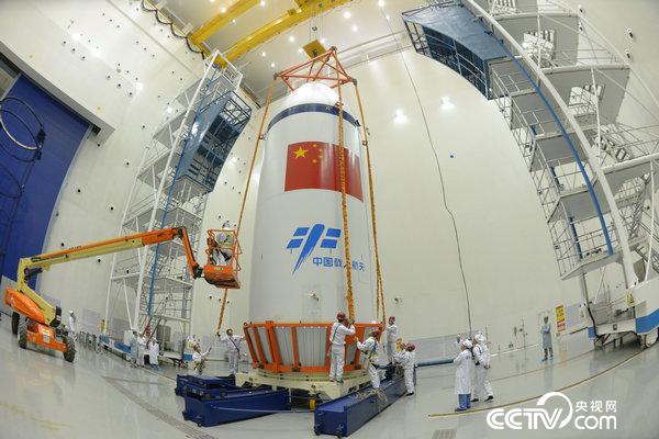 Tianzhou-1 data map (photo by Gao Jian, Institute 512, Fifth Academy of Aerospace Science and Technology Group)